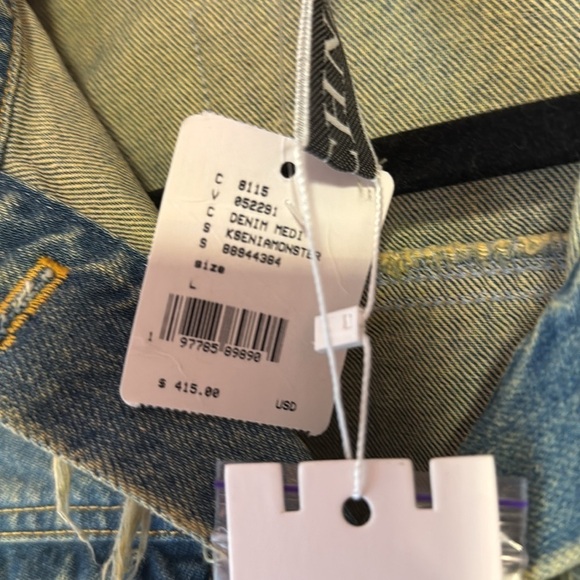 Free people KSENIA SCHNAIDER
MONSTER JACKET WITH RUST WASH - DENIM JACKET large - Picture 5 of 8